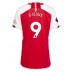 Arsenal Gabriel Jesus #9 Voetbalkleding Thuisshirt Dames 2023-24 Korte Mouwen